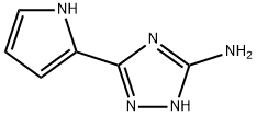 1H-1,2,4-Triazol-3-amine, 5-(1H-pyrrol-2-yl)- (9CI) 结构式