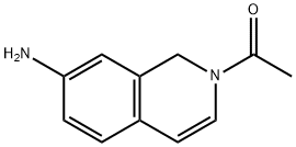 7-Isoquinolinamine,  2-acetyl-1,2-dihydro-  (9CI) 结构式