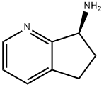 (7S)-6,7-二氢-5H-7-氨基–环戊[B]并吡啶, 502612-54-6, 结构式