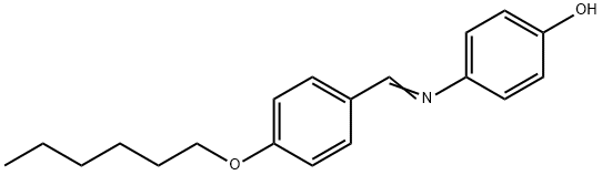 P-ヘキシルオキシベンジリデンP-アミノフェノール 化学構造式