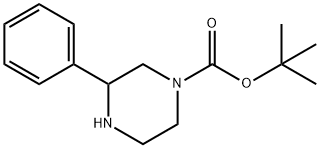 N-1-Boc-3-苯基哌嗪, 502649-25-4, 结构式