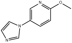 Pyridine, 5-(1H-imidazol-1-yl)-2-methoxy- (9CI) 结构式