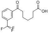 7-OXO-7-(3-TRIFLUOROMETHYLPHENYL)HEPTANOIC ACID Struktur