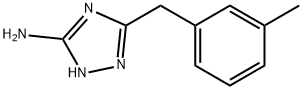 5-(3-甲基苄基)-4H-1,2,4-三唑-3-胺,502685-82-7,结构式