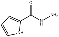 1H‐ピロール‐2‐カルボヒドラジド 化学構造式