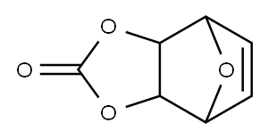 4,7-Epoxy-1,3-benzodioxol-2-one,  3a,4,7,7a-tetrahydro- Structure