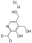 ピリドキシン‐D2塩酸塩 化学構造式