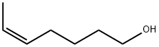 (2Z)-2-Heptene-7-ol Struktur