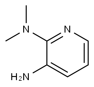(3-氨基-2-吡啶基)-二甲基-胺, 5028-25-1, 结构式