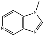 1-メチル-1H-イミダゾ[4,5-c]ピリジン 化学構造式