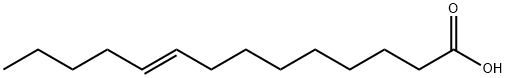 十四碳烯酸(反-9),50286-30-1,结构式