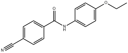 N-(4-cyanophenyl)-4-ethoxybenzamide Struktur