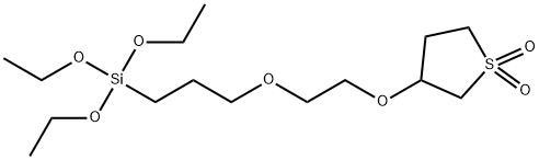 2 - 三乙氧硅烷基丙基甲基环丁砜 结构式
