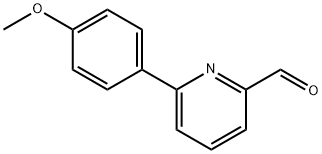 6-(4-METHOXYPHENYL)-2-PYRIDINECARBOXALD& Structure