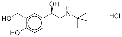 (R)-アルブテロール塩酸塩 化学構造式
