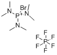 Bromotris(dimethylamino)phosphonium hexafluorophosphate Struktur