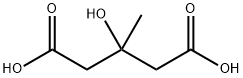 3-HYDROXY-3-METHYLGLUTARIC ACID Structure