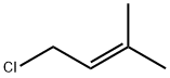 1-クロロ-3-メチル-2-ブテン 化学構造式