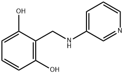 1,3-Benzenediol, 2-[(3-pyridinylamino)methyl]- (9CI) Structure