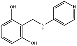 1,3-Benzenediol, 2-[(4-pyridinylamino)methyl]- (9CI) Structure