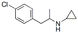 N-cyclopropyl-4-chloroamphetamine 结构式
