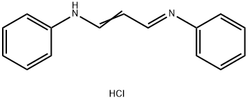 盐酸-N-(3-苯氨基-2-丙烯亚基)苯胺,50328-50-2,结构式