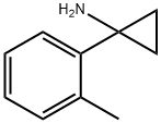 Cyclopropanamine, 1-(2-methylphenyl)- (9CI) Structure