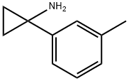 Cyclopropanamine, 1-(3-methylphenyl)- (9CI) Structure