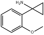 1-(2-メトキシフェニル)シクロプロパンアミン 化学構造式