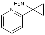 1-(2-吡啶基)环丙胺 结构式