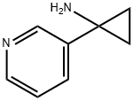 1-吡啶-3-基环丙基胺 结构式
