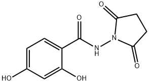 Benzamide, N-(2,5-dioxo-1-pyrrolidinyl)-2,4-dihydroxy- (9CI) Struktur