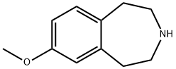 2,3,4,5-四氢-7-甲氧基-1H-苯并[D]氮杂环庚烷, 50351-80-9, 结构式