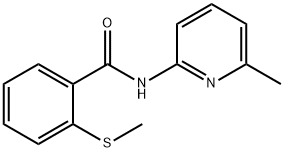 Benzamide, N-(6-methyl-2-pyridinyl)-2-(methylthio)- (9CI) Structure