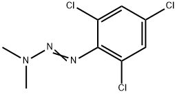 1-(2,4,6-trichlorophenyl)-3,3-dimethyltriazene Struktur