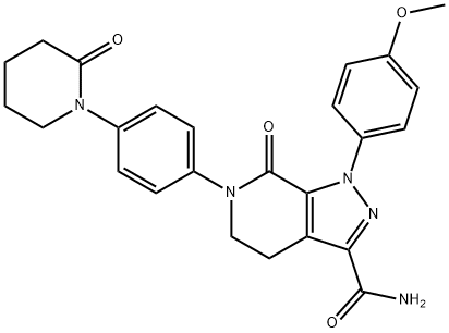 阿哌沙班 结构式