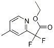 difluoro-(4-methyl-pyridin-2-yl)-acetic acid ethyl ester Structure