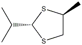 1,3-Dithiolane,4-methyl-2-(1-methylethyl)-,trans-(9CI) Struktur