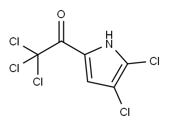 2,2,2-TRICHLORO-1-(4,5-DICHLORO-1H-PYRROL-2-YL)ETHANONE Struktur