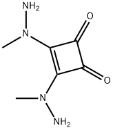 3,4-BIS(1-METHYLHYDRAZINO)CYCLOBUT-3-ENE-1,2-DIONE Struktur