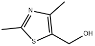 (2,4-ジメチル-1,3-チアゾール-5-イル)メタノール 化学構造式