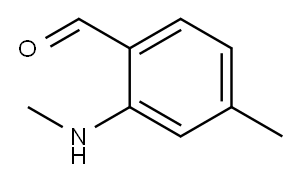 Benzaldehyde, 4-methyl-2-(methylamino)- (9CI) Struktur