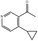 Ethanone, 1-(4-cyclopropyl-3-pyridinyl)- (9CI)|