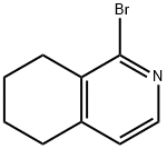 1-BROMO-5,6,7,8-TETRAHYDROISOQUINOLINE 结构式