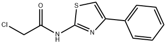 2-Chloro-N-(4-phenyl-thiazol-2-yl)-acetamide Structure