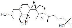 (1S,3R,8S,9S,10R,13R,14S,17R)-17-[(2R)-6-hydroxy-6-methyl-heptan-2-yl]-10,13-dimethyl-2,3,4,7,8,9,11,12,14,15,16,17-dodecahydro-1H-cyclopenta[a]phenanthrene-1,3-diol Structure