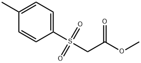 [(4-メチルフェニル)スルホニル]酢酸メチル 化学構造式