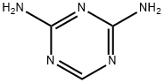 2,4-ジアミノ-1,3,5-トリアジン 化学構造式