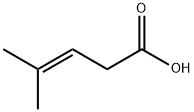 4-メチル-3-ペンテン酸 化学構造式