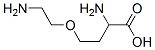 2-amino-4-(2-aminoethoxy)butanoic acid Struktur